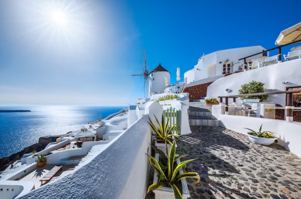 Santorini Greek white Oia village beauty